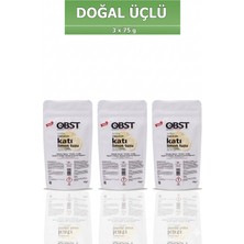 OBST Katı Limon Tuzu Mutfak Banyo Tuvalet Için Doğal Temizlik 3'lü Paket (3 x 75 G)
