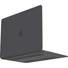 Uravas Store Macbook Pro 14.2 2021 Macbook Buzlu Kapak - Füme