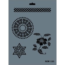 Mey İthalat Mey Ithalat® Rich New Seri N-135 Stencil 35X25 cm