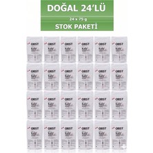 OBST Katı Çamaşır Sodası Halı Tül Perde Giysiler Için Doğal Temizlik 24'lü Paket Stok Paketi  (24 x 75 Gram)