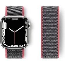 Uravas Store Watch 38MM Hasırlı Cırtcırtlı Kordon - Pembe
