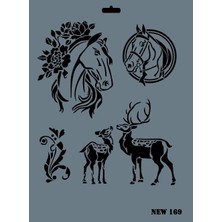 Mey İthalat Mey Ithalat® Rich New Seri N-169 Stencil 35X25 cm