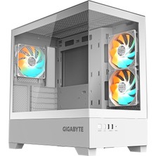 Gigabyte C201P 20MM Soğutma Mesafeli Cam Mid-Tower Kasa Beyaz