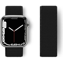 Uravas Store Watch 38MM Hasırlı Cırtcırtlı Kordon - Siyah