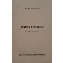 Kişisel Yayınlar Yeniden Değerleme - Yaşar Karayalçın - 2.el Kitap