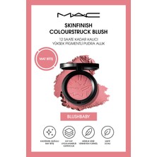 M.A.C Skinfinish Colourstruck Blush 12 Saate Kadar Kalıcı, Yüksek Pigmentli Pudra Allık - Blushbaby