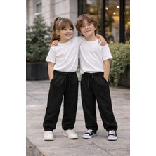 Baby Lory Kids Store Unisex Çocuk Fermuarlı Cep Düz Paça Eşofman