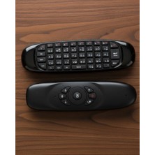 Mey İthalat Mey Ithalat® Çift Taraflı Hava Mouse Kablosuz Klavye ve Uzaktan Kumanda