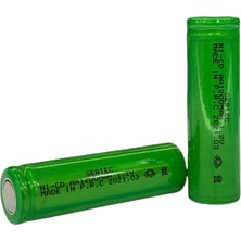 sbodurhome 1.2V 1200 Mah - Aa - Ni-Cd Şarjlı Pil - (Başsız / Flat Head)
