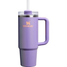 Stanley Quencher Pipetli Termos Bardak, Parlak Lila (Periwinkle Shimmer), 0.89 Litre
