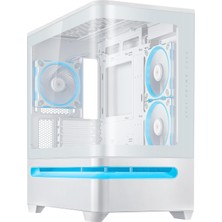 Asus Prime AP202 Tg Kompakt Matx Uyumlu, Kavi̇sli̇ Cam Paneli̇, 420MM Gpu Desteği̇ ve Patentli̇ Alt