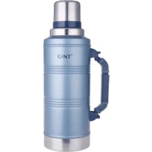 Gint 2.2 Litre Mavi Renk 48 Saat Sıcak ve Soğuk Vakumlu Paslanmaz Çelik Termos