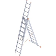 Mey İthalat Mey Ithalat® Saraylı 3x9 A Tipi Sürgülü Merdiven 7,41 Metre