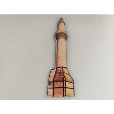 Mabeyn Buzdolabı Magneti Kayı Pazarı Kırık Minaresi 10X4CM