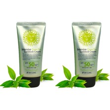 Mabeyn 3W Clinic Yatıştırıcı ve Nemlendirici Yeşil Çay Içeren Büyük Boy Güneş Koruyucu 3W Clinic Spf 50+ Pa +++ 70ML (2 Paketi)