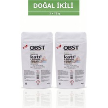 OBST Katı Çamaşır Sodası Halı Tül Perde Giysiler Için Doğal Temizlik 2'li Paket  (2 x 75 Gram)