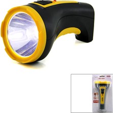 sbodurhome 10W Tek LED Bombeli Gövde Fiş Şarjlı El Feneri Uzun Mesafeli Kambur (4887)