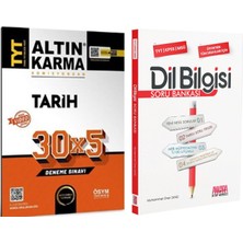 Altın Karma Tyt Tarih Deneme ve Akm Dil Bilgisi Soru Bankası Seti 2 Kitap