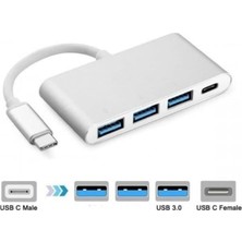 Mabeyn Type-C USB 3.0 3 Port Çoklayıcı Dönüştürücü Çevirici, Type C USB Çoklayıcı