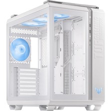 Asus Tuf Gaming GT502 Panaromik Temperli Cam USB Type-C Atx, Micro-Atx, Mini-Itx, Fanlı Beyaz Bilgis