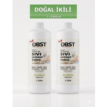 OBST Sıvı Çamaşır Sodası Halı Tül Perde Giysiler Için Doğal Temizlik 2'li Paket  (2 x 1 L)