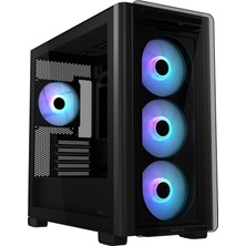 A23 Plus Tg Argb Siyahasus A23 Plus M-Atx Kasa, Gi̇zli̇ Konnektör Destekli̇, 360 mm Radyatör ve 380