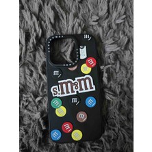 General iPhone 16 Pro Uyumlu M&m’s Desenli Premium Darbe Korumalı Telefon Kılıfı