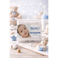 Shopping Area Baby Soft Bebek Kulak Çöpü 60'lı (%100 Pamuk)