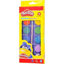 Mey İthalat Mey Ithalat®  Play-Doh Sulu Boya 28 mm Büyük Boy 12 Renk