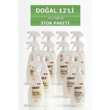 OBST Doğal Temizlik Sprey Seti Sprey Limon Tuzu 500 ml 4'lü +  Sprey Karbonat 500 ml 4'lü  + Sprey Çamaşır Sodası 500 ml 4'lü  (12'li Paket)