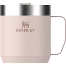 Stanley Classic Legendary Camp Mug Paslanmaz Çelik Termos Bardak, Pembe Kuvars (Rose Quartz), 0.35 L