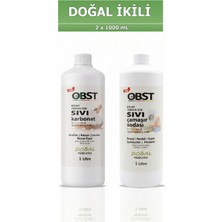 OBST Doğal Temizlik Seti Sıvı Karbonat 1 L + Sıvı Çamaşır Sodası 1 L  (2'li Paket)