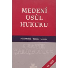Kişisel Yayınlar Medeni Usul Hukuku Pratik Çalışmaları 18. Baskı - Pekcanıtez-Özekes-Akkan - 2.el Kitap