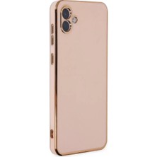 MarkEntegra Newface Samsung Galaxy A04 Kılıf Volet Silikon - Pembe