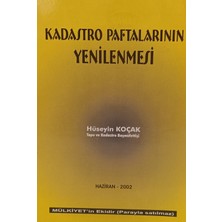 Kişisel Yayınlar Kadastro Paftalarının Yenilenmesi - Hüseyin Koçak - 2.el Kitap