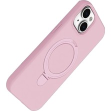 Svoria Store Mey Ithalat®   iPhone 15 Plus Regal Magsafe Standlı Kapak - Açık Pembe