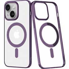 Svoria Store Mey Ithalat®   iPhone 14 Plus Kılıf Element Magneticsafe Sert Kapak - Mor