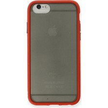 Svoria Store Mey Ithalat®   iPhone 6 Kılıf Montreal Silikon Kapak - Kırmızı