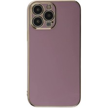 Svoria Store Mey Ithalat®   iPhone 15 Pro Max Kılıf Volet Silikon - Mor