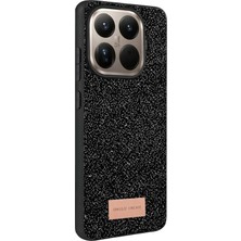 Svoria Store Mey Ithalat®   Mi 15T Pro Bright Simli Kapak - Siyah