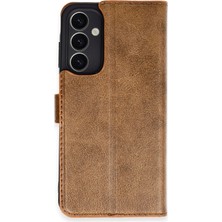 Svoria Store Mey Ithalat®  Samsung Galaxy A25 5g Kılıf Trend S Plus Kapaklı Kılıf - Taba