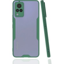 Svoria Store Mey Ithalat®  Vivo V21 Kılıf Platin Silikon - Yeşil