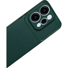 Svoria Store Mey Ithalat®   Reno 15 Auto Focus Karbon Kapak - Koyu Yeşil