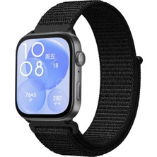 Dmay Huawei Watch Fit 5 / Fit 5 Pro Uyumlu Nefes Alan Kumaş Hasır Cırt Cırt Kordon