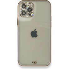 Svoria Store Mey Ithalat®   iPhone 12 Pro Kılıf Liva Taşlı Silikon - Mor