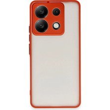 Svoria Store Mey Ithalat®   Redmi Note 13 5g Kılıf Montreal Silikon Kapak - Kırmızı