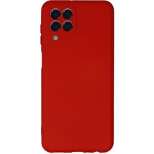 Svoria Store Mey Ithalat®  Samsung Galaxy M33 Kılıf Nano Içi Kadife Silikon - Kırmızı