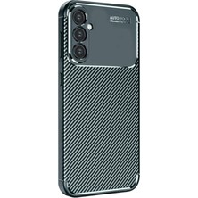 Svoria Store Mey Ithalat®  Samsung Galaxy S25 Plus Kılıf Auto Focus Karbon Kapak - Koyu Yeşil