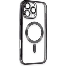 Svoria Store Mey Ithalat®   iPhone 16 Pro Max Kılıf Kross Magneticsafe Kapak - Siyah