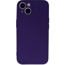 Svoria Store Mey Ithalat®   iPhone 13 Mini Kılıf Nano Içi Kadife Silikon - Mor